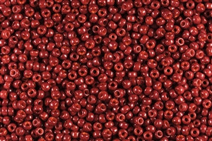 8/0 Miyuki Japanese Seed Beads - Dyed Opaque Earth Tone Red Marbled Orange #1463
