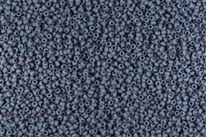 8/0 Miyuki Japanese Seed Beads - Opaque Light Denim Luster Matte #2038