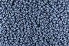 8/0 Miyuki Japanese Seed Beads - Opaque Pale Denim Luster Matte #2074