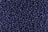 8/0 Miyuki Japanese Seed Beads - Opaque Cobalt Matte Luster #2075