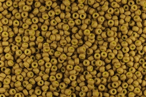 8/0 Miyuki Japanese Seed Beads - Opaque Mustard Matte #2312