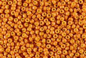 8/0 Miyuki Japanese Seed Beads - Dyed Opaque Sweet Potato Orange #2531