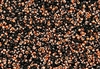 8/0 Miyuki Japanese Seed Beads with Czech Coating - Black Sunset Matte