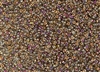 8/0 Miyuki Japanese Seed Beads with Czech Coating - Crystal Sliperit