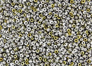 8/0 Miyuki Japanese Seed Beads with Czech Coating - White Opaque Marea