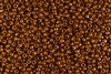 8/0 Miyuki Japanese Seed Beads - Duracoat Dyed Opaque Sweet Potato Pie #D4458