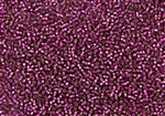 15/0 Miyuki Japanese Seed Beads - Cranberry Silver Lined Square Hole #24A