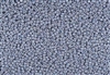 15/0 Miyuki Japanese Seed Beads - Opaque Grey Rainbow #489