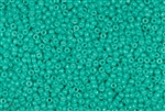 15/0 Miyuki Japanese Seed Beads - Dyed Opaque Bright Seafoam Green #1366