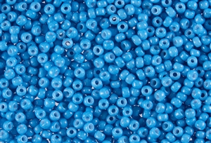 15/0 Miyuki Japanese Seed Beads - Dyed Opaque Blue Turquoise #1367