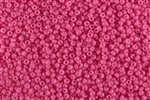 15/0 Miyuki Japanese Seed Beads - Dyed Opaque French Rose Pink #1371