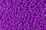 15/0 Miyuki Japanese Seed Beads - Dyed Opaque Mardi Gras Purple #1379