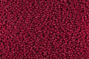 15/0 Miyuki Japanese Seed Beads - Dyed Opaque Maroon #1464