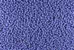 15/0 Miyuki Japanese Seed Beads - Dyed Opaque Purple Marbled Iris Blue Luster #1473