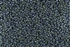 15/0 Miyuki Japanese Seed Beads - Teal  Iris Metallic Matte #2064