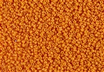 15/0 Miyuki Japanese Seed Beads - Dyed Opaque Sweet Potato Orange #2531