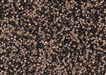 15/0 Miyuki Japanese Seed Beads with Czech Coating - Black Capri/Apollo Matte