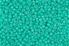 15/0 Miyuki Japanese Seed Beads - Duracoat Dyed Opaque Seafoam #D4472