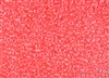 6/0 Matsuno Japanese Seed Beads - Luminous Coral Lined Crystal #206