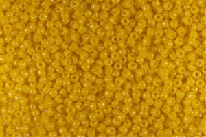 6/0 Matsuno Japanese Seed Beads - Opaque Sunglow Yellow #404A