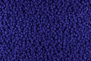 8/0 Matsuno Japanese Seed Beads - Cobalt Blue Opaque Matte #414F