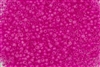 8/0 Matsuno Japanese Seed Beads - Milky Blaze Pink Frosted #F209D