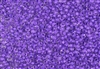 11/0 Matsuno Japanese Seed Beads - Luminous Bodacious Purple Lined Crystal #222A