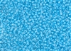 15/0 Matsuno Japanese Seed Beads - Sky Blue Lined Crystal #221