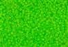 15/0 Matsuno Japanese Seed Beads - Milky Neon Green Frosted #F206B
