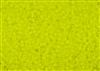 15/0 Matsuno Japanese Seed Beads - Milky Neon Yellow Frosted #F206C