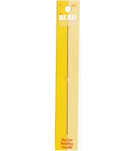 Beadsmith 1 x Wide Big Eye Needle Stainless Steel 5"