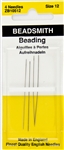 4 x Beadsmith English Beading Needles Size 12