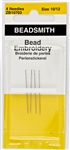 4 x Beadsmith English Bead Embroidery Needles Size 10/12