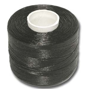 Nylon Nymo Beading Thread 250 Yard Large Bobbin Size D - BLACK