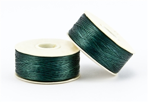 Nylon Nymo Beading Thread 64 Yard Bobbin Size D - EMERALD