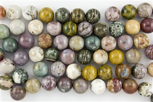 18mm Natural Ocean Jasper Gemstone Round Beads