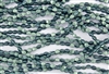 5x3mm Czech Glass Pinch Spacer Beads - Lt. Green Metallic Suede