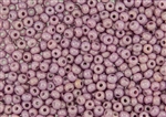 6/0 Czech Seed Beads - Opaque Pink Lilac Luster