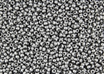 8/0 Czech Seed Beads - Aluminum Silver Satin Metallic #01700