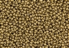 8/0 Czech Seed Beads - Aztec Gold Metallic Matte