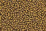 8/0 Czech Seed Beads - Goldenrod Metallic Matte