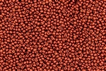 11/0 Czech Seed Beads - Lava Red Metallic Matte