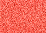 11/0 Czech Preciosa Seed Beads - Opaque Coral Solgel #9351