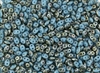 SuperDuo 2/5mm Two Hole Czech Glass Seed Beads - Blue Turquoise Celsian SD951