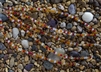 Strand of Sea Glass 4mm Round Beads - Jewel Corn Mix