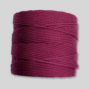 S-Lon (Superlon) Nylon Beading Cord TEX210 - 77 Yards - WINE