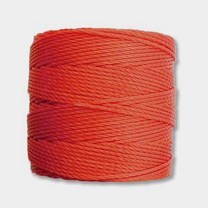 S-Lon (Superlon) Nylon Beading Cord TEX210 - 77 Yards - ORANGE