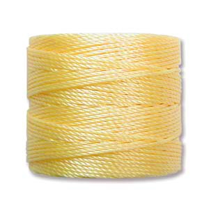 S-Lon (Superlon) Nylon Beading Cord TEX210 - 77 Yards - SUNLIGHT