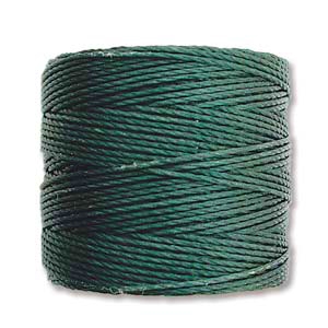 S-Lon (Superlon) Nylon Beading Cord TEX210 - 77 Yards - EVERGREEN