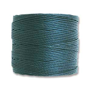 S-Lon (Superlon) Nylon Beading Cord TEX210 - 77 Yards - DARK TEAL